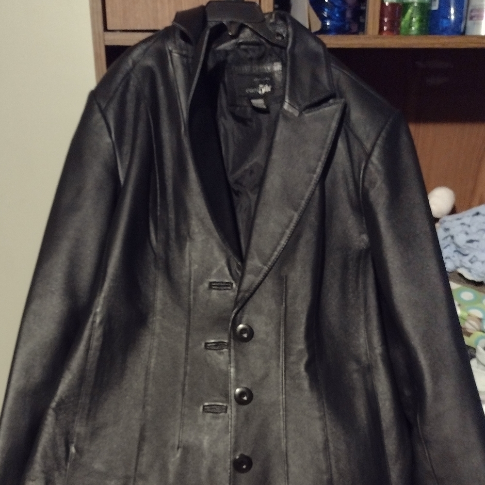 Women's leather jacket